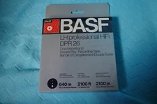  BASF DPR26 F LH SUPER MAGNETIC TAPE 640m NEW