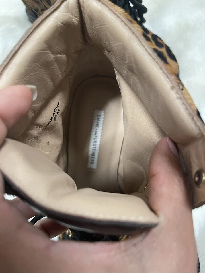 Diane von furstenberg на танкетке волос икры загрузки размер 6,5 М - Изображение 4 из 4