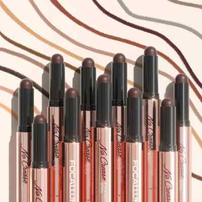 FOCALLURE No-Crease Eyeshadow Stick Dual-Ended Crayon & Sponge Smudger