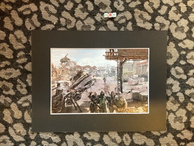 Fallout Mounted Art Print OOAK Gaming , Cool Item , PS5 XBOX