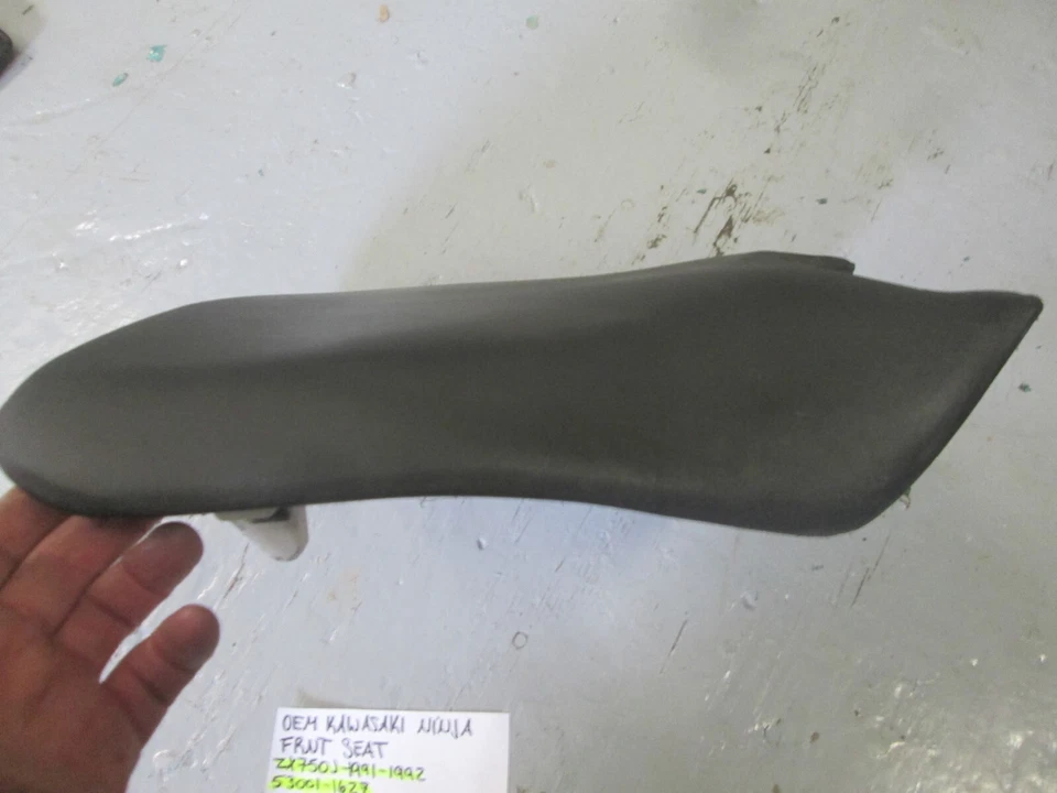 Asiento delantero Kawasaki 1991-1992 ZX-7 / ZX-7R NINJA 53001-1627-MA BUEN ESTADO Foto 4 de 4
