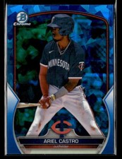 Ariel Castro - 2023 Bowman Draft Chrome Sapphire #BCP-203 Minnesota Twins