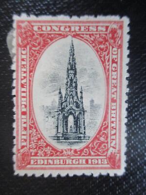 (11340) Reklamemarke - Philatelic Congress Edinburgh 1913