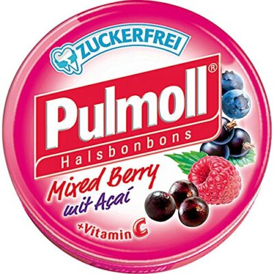 Pulmoll Pastillen Mixed Berry mit Acai ohne Zucker 50g 10er Pack