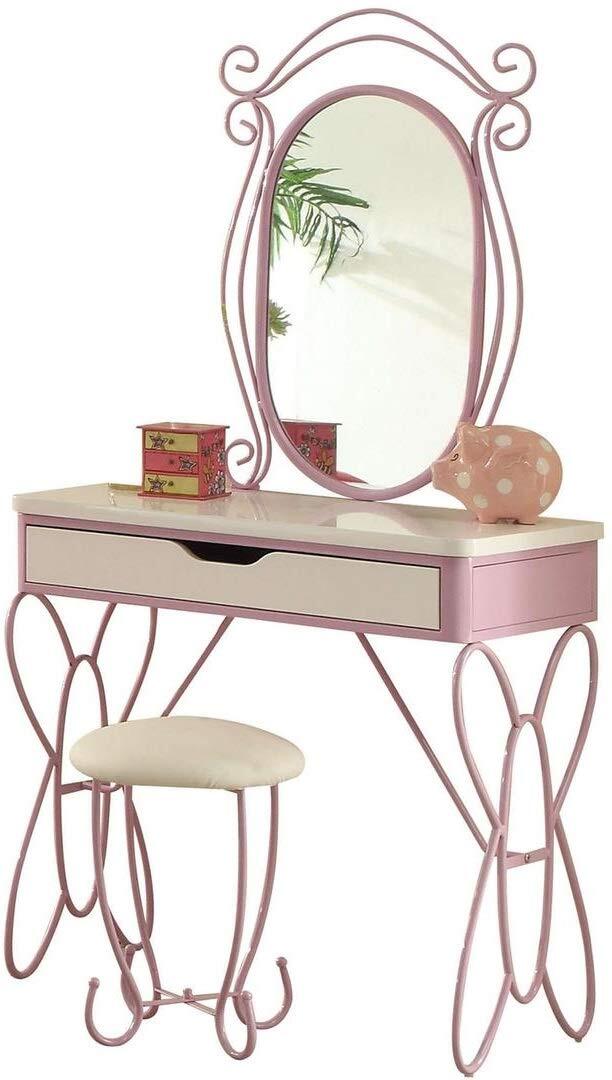 Сиренево-Белая Бабочка в виде Дизайнерского письменного стола с туалетным столиком 99290₽