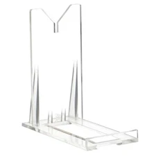 10-Pack 3" Two Part Adjustable Acrylic Display Stand Easels for Minerals Fossils