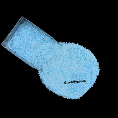 Sky Blue Turquoise Gemstone Crushed Powder - Vivid Hue for Resin Art, DIY Crafts