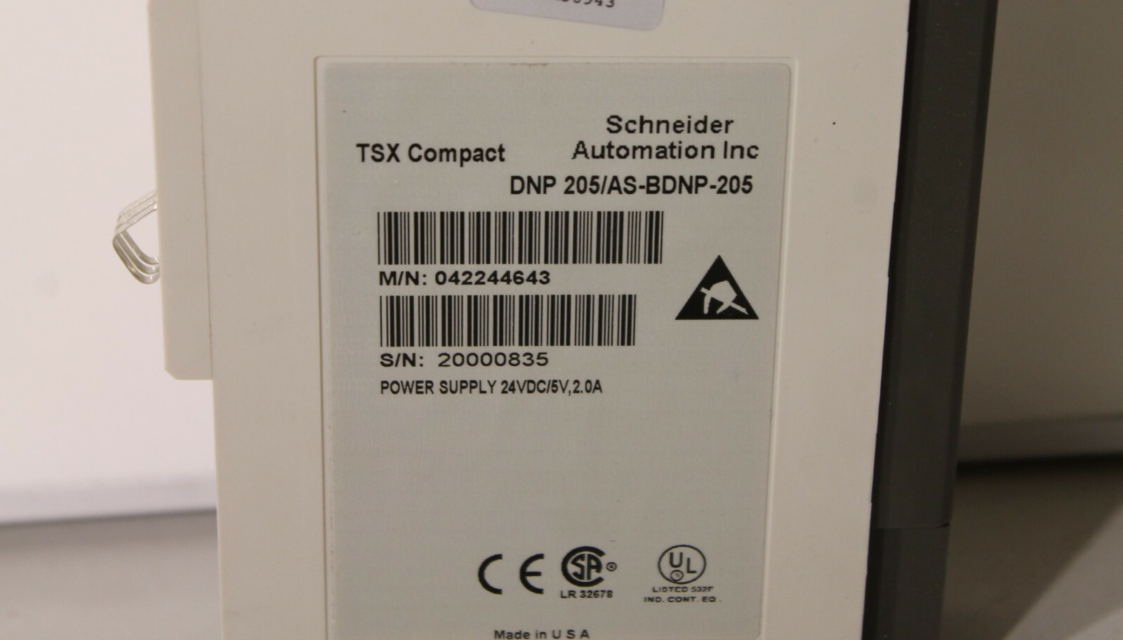 Schneider DNP 205/AS-BDBP-205 TSX Compact