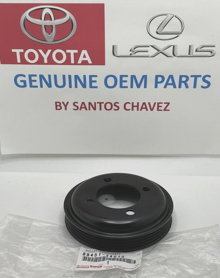 1994-2004 Toyota Tacoma &T100 Crankshaft Drive Belt Pulley No.2 GENUINE ...