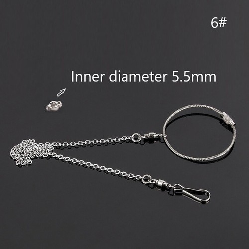 Bird Parrot Foot Chain Stainless Steel Ankle Foot Ring officiel Stand Chain Bird Train-wf
