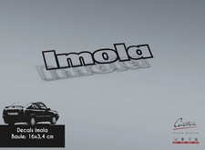 SCRITTA ADESIVA SAGOMATA per  ALFA ROMEO 33 IMOLA PER BAULE