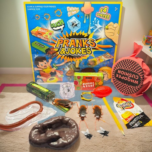 Prank Kit Pranks Pack And Joke Toys Box Set April Fools Prank Stuff Noise Maker - Picture 5 of 12