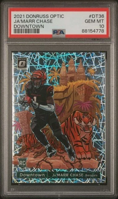 Jamarr Chase trading card