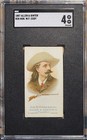 Wild Bill Cody, Buffalo Bill 1887 N28 Allen & Ginter Sgc 4 Vg-Ex Rifle Shooter