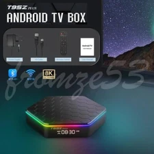 Upgraded 2025 T95Z Plus Smart Android 12 TV Box Quad Core 6K 4K HD Stream Player