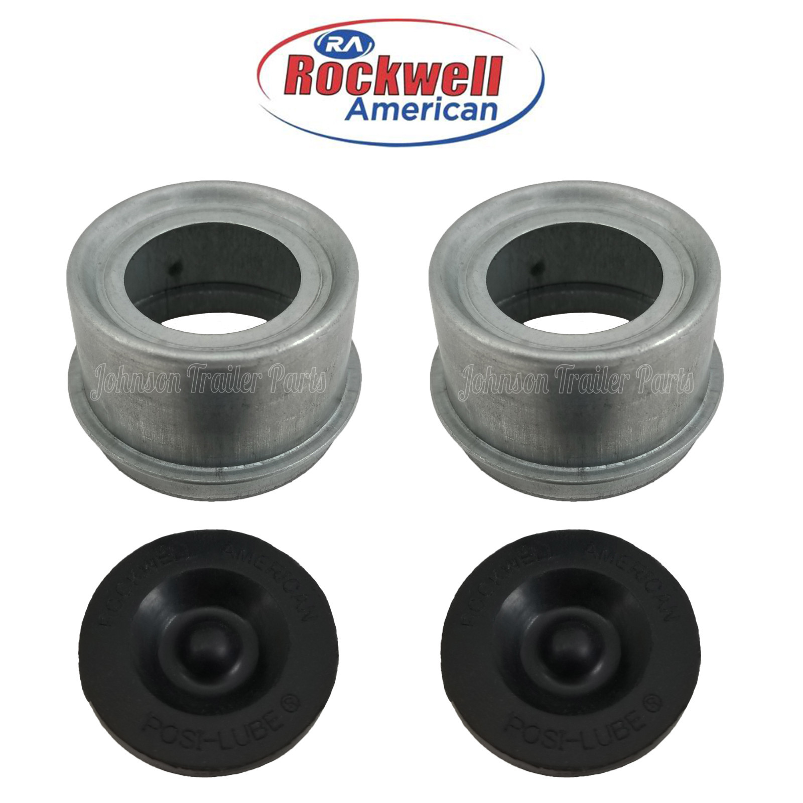 Trailer Axle Grease Caps Fits Most 2,000 3,500 lb Axles 1.98" OD