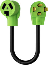 4 Prong to 3 Prong Dryer Plug Adapter, NEMA 14-30P Male to 10-30R Female, 30 Amp