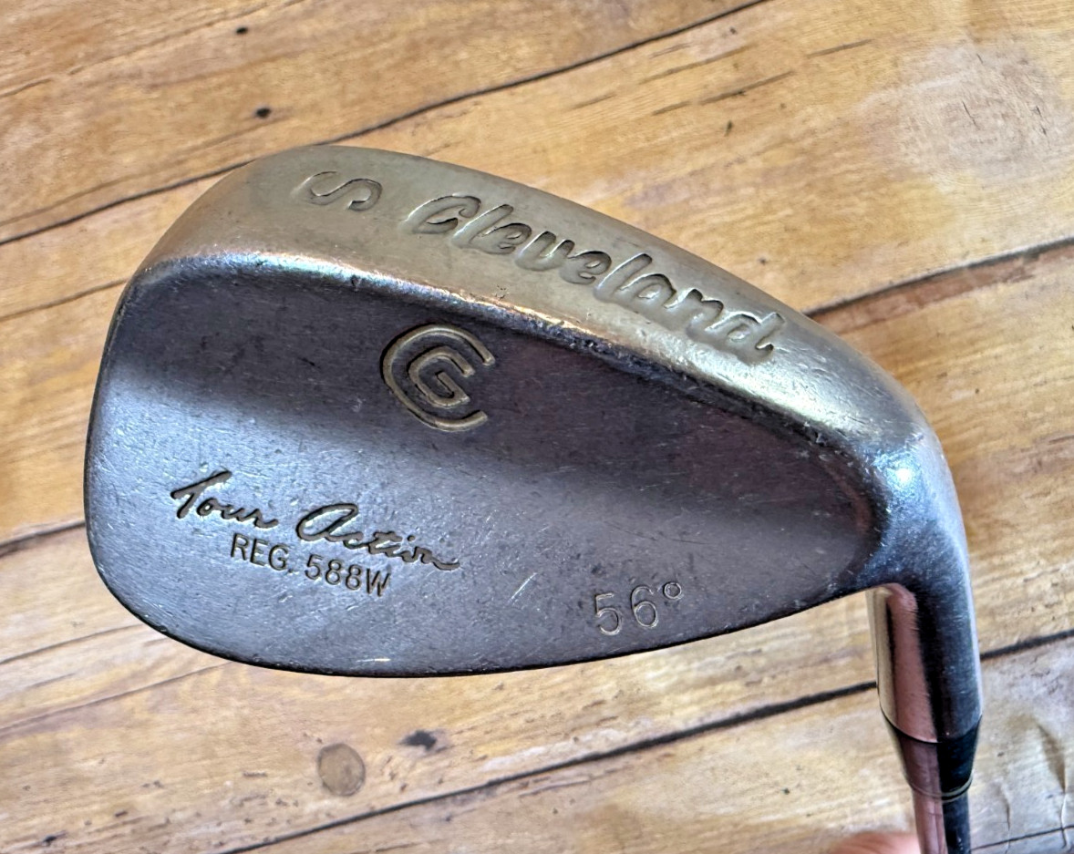 Cleveland Tour Action Reg. 588W Sand Wedge 56&deg; True Temper Steel Wedge Flex FAIR