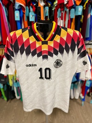 AUTHENTIC Adidas Germany 1994 Lothar Matthaus #10 Home Jersey
