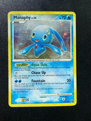 Manaphy 8/100 Holo Rare - D&P Majestic Dawn 2008 - Pokemon TCG Card MP