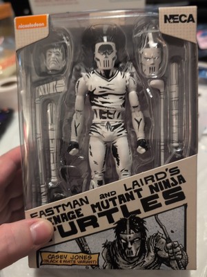 NECA TMNT Mirage Comics Casey Jones B/W 7 in Action Figure Target Haulathon NEW