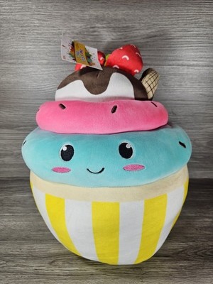 Smoochy Pals Kirsche Regenbogen Eisbecher 15 Zoll Kuscheltier Plüschtier weich Stofftier