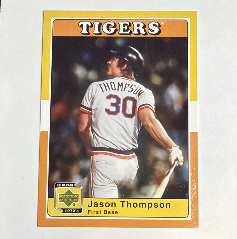 Upper Deck 2001 Decade 1970's Jason Thompson #31 Detroit Tigers