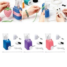 Macchina elettrica per maglieria e uncinetto pratica per intrecciare collane