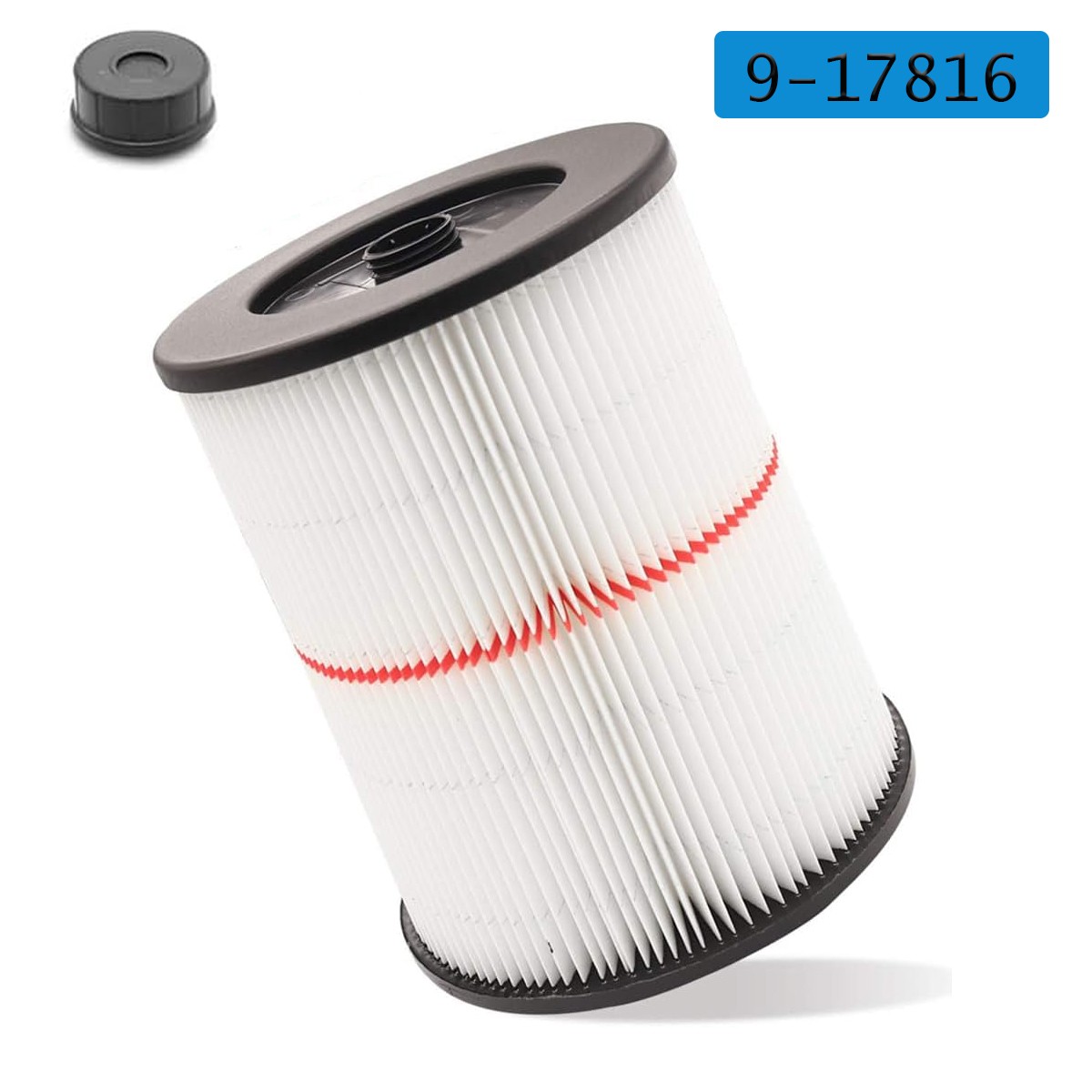 17816 Filter Replacement Cartridge for Craftsman Shop Vac Wet Dry Air Filter Fit