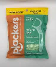NEW SEALED Plackers Micro Line Mint Floss Pic...