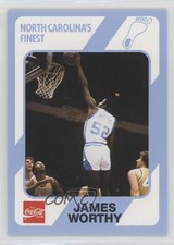 1989-90 Collegiate Collection/Coca-Cola North Carolina's Finest James Worthy 0w6