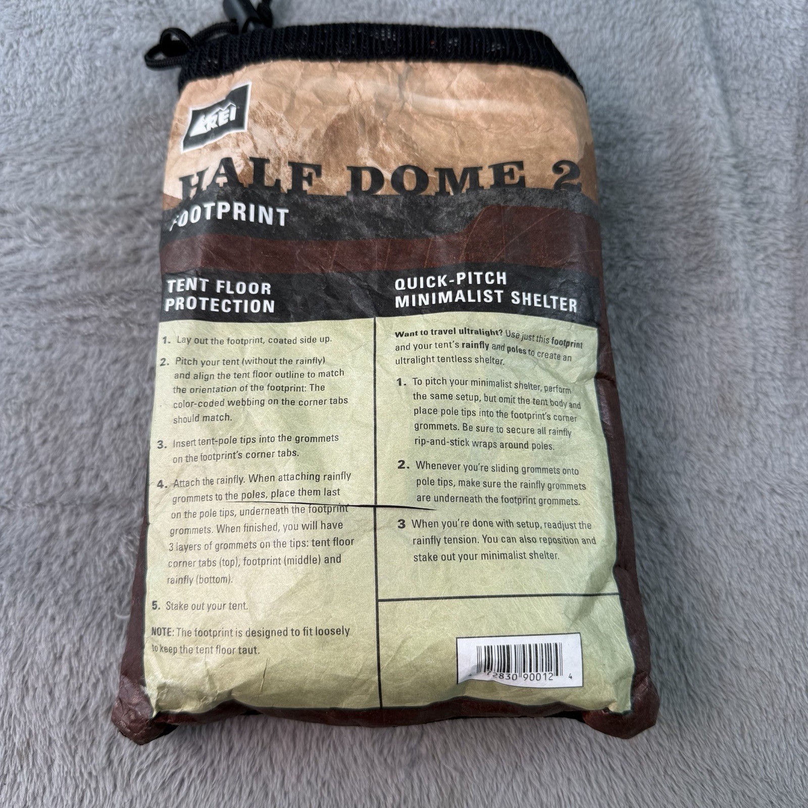 REI Half Dome 2 Footprint Tent Floor Protection or Quick Pitch Shelter Unused