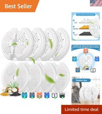 Triple Filtration System 8 Pack for Cat Fountain Filters - Enhances Pet Health