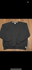 Russell Athletic Vintage Blank Crewneck Black XL Pullover