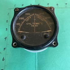 Vintage Aircraft Aviation Weston Instrument Corp. Cyl Temp Indicator 
