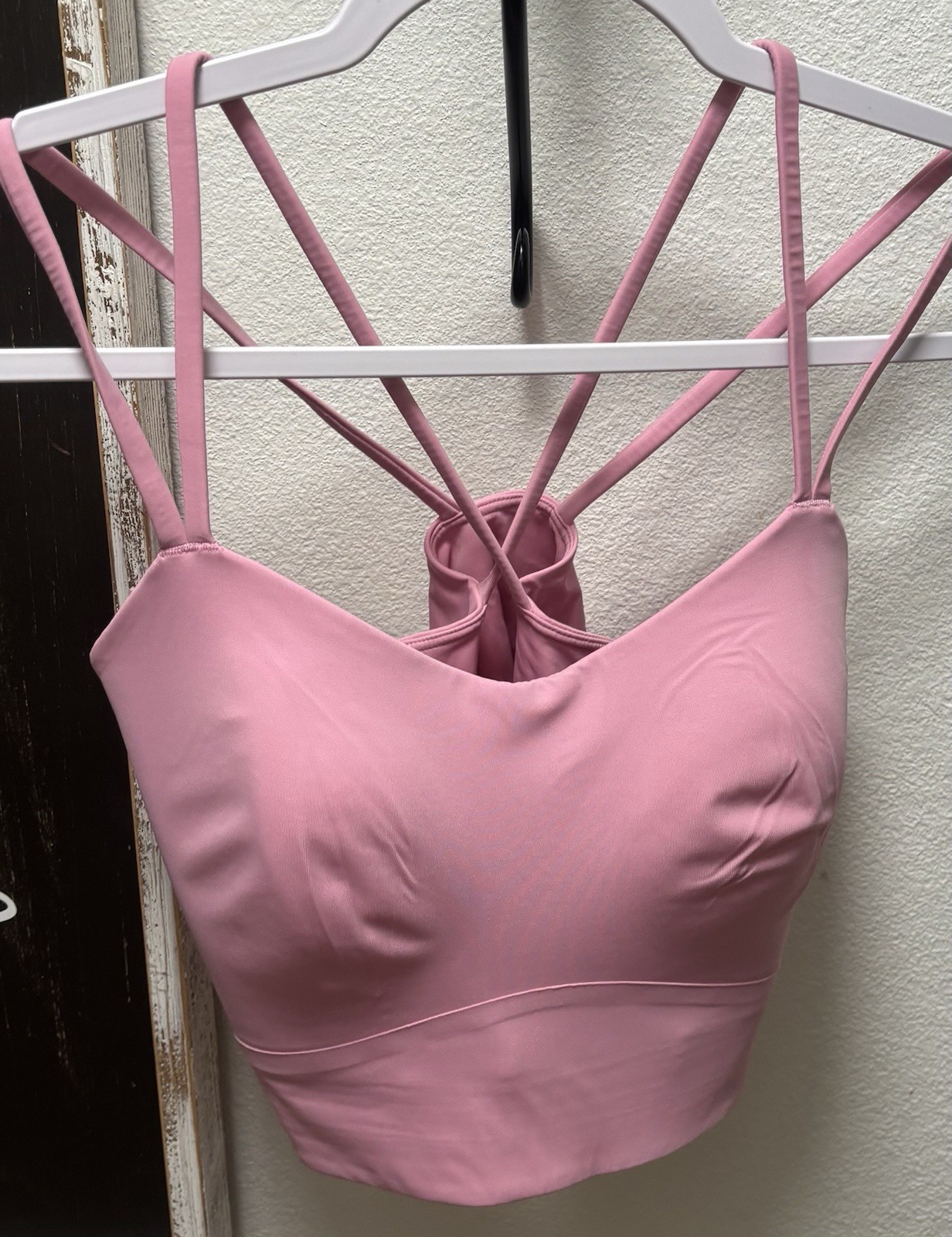 Lululemon Like a Cloud Bra Light Support Size 12 Pink EUC-image