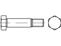 25 X Sechskant-Passschrauben Mit Langemgewindezapfen Din 610 8.8 M 12 X 65 Sw 18
