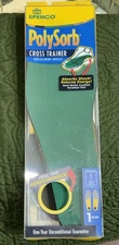 New Spenco PolySorb Cross Trainer Shoe Replacement Insoles # 5 Fits Men’s  12-13