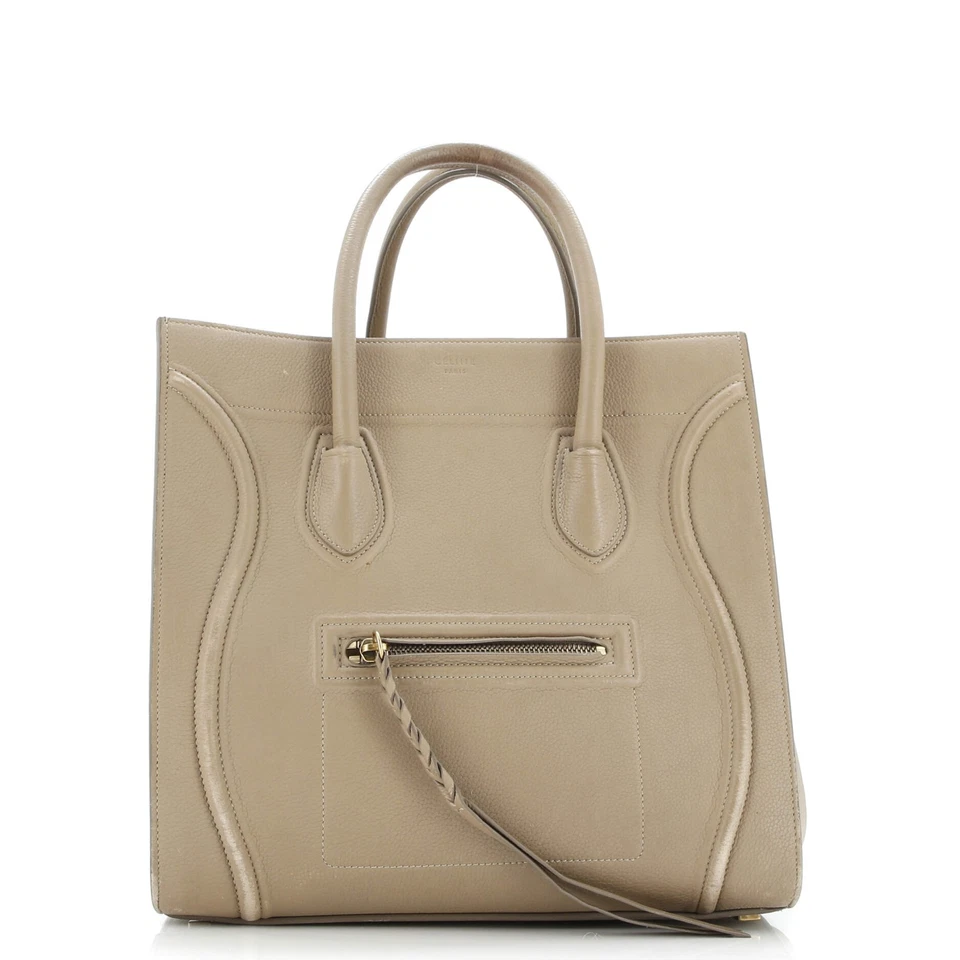 Bolso Celine Phantom de cuero granulado mediano