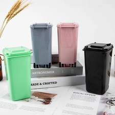 Cover Storage Box Garbage Can Small Trash Can Mini Desktop Bin Desk Dustbin