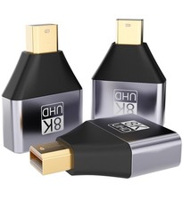 3 PCS Mini DP To DP Adapter DisplayPort 1.4 Male To Female Converter 8K 60Hz