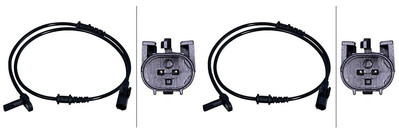 2X HELLA ABS-SENSOR RADDREHZAHL VORNE passend für MERCEDES SPRINTER VW CRAFTER 