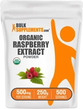 BulkSupplements Raspberry Powder - 500mg per Serving