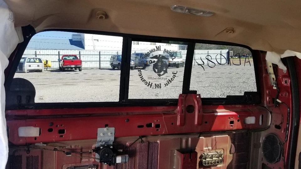16 FORD F250 SUPER DUTY SLIDING POWER CENTER REAR BACK GLASS WINDOW - Image 4 of 4