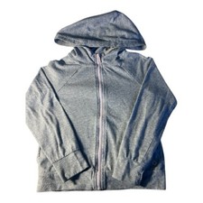 Xersion Kids Heather Gray Zip-Up Hoodie