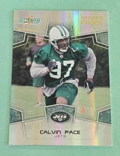 2008 Score Select CALVIN PACE Artist's Proof #/32 New York Jets #216