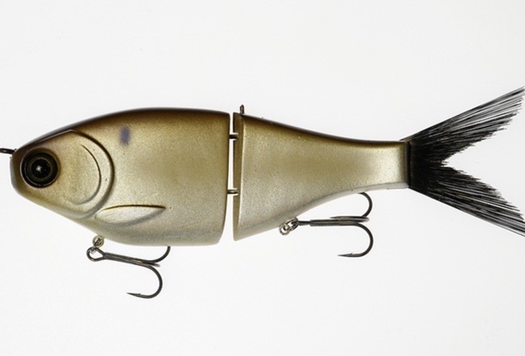 New Clutch Swimbaits Baby Boss Glide/Swim Bait - Matte Shad Color - Image 2