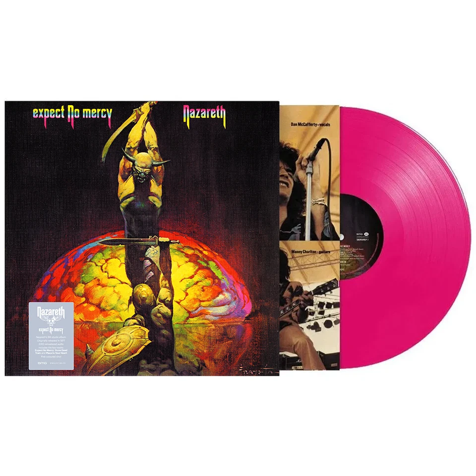 Nazareth ~ Expect Mercy (1977) 12" PINK VINYL RECORD LP 2019 BMG •• NEW •• - Image 2 of 3