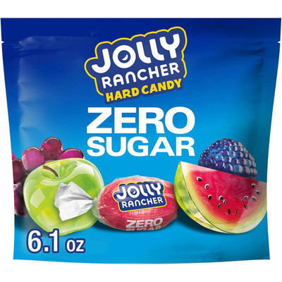 Zero Sugar Assorted Fruit Flavored Hard Candy Bag, 6.1 Oz