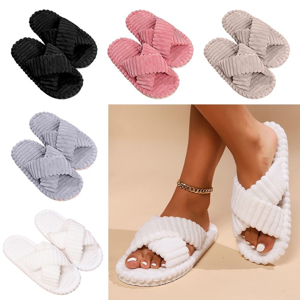 APL Pantofole a croce in corda ispessita ciabatte in EVA in cotone scarpe da interno